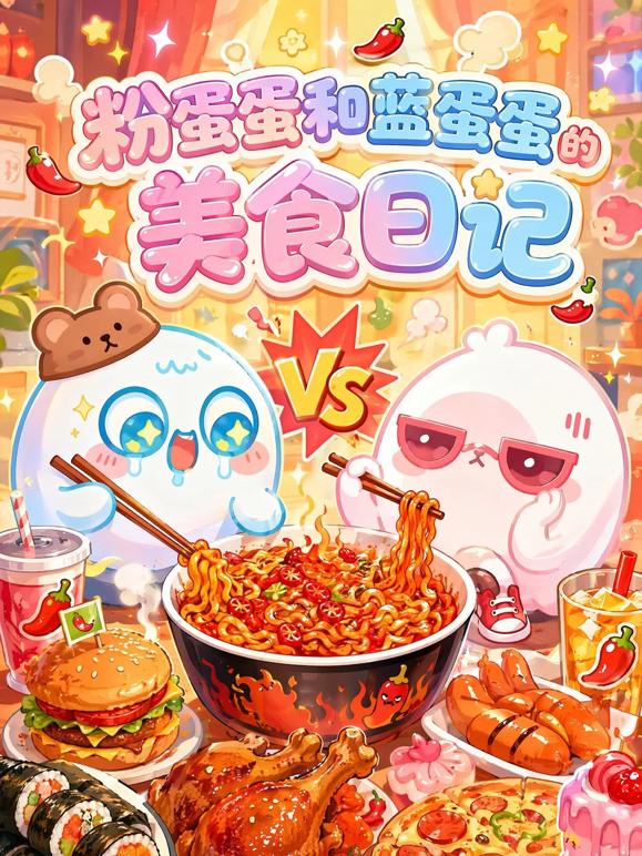 粉蛋蛋和蓝蛋蛋的美食日记